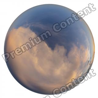 HDRi Skydome of Sunset Sky 12K